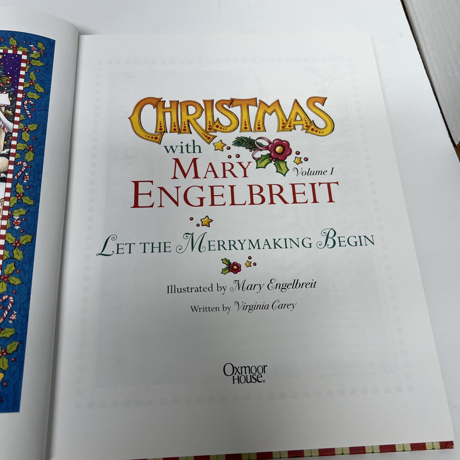 Mary Engelbreit Christmas Vol 1 SIGNED & Here Comes Santa Claus HB
