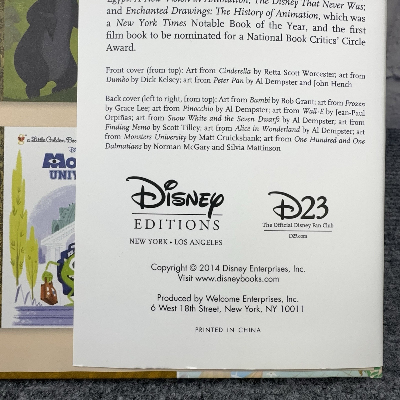 The Art of the Disney Golden Books (Disney Editions Deluxe) Charles Solomon 2014