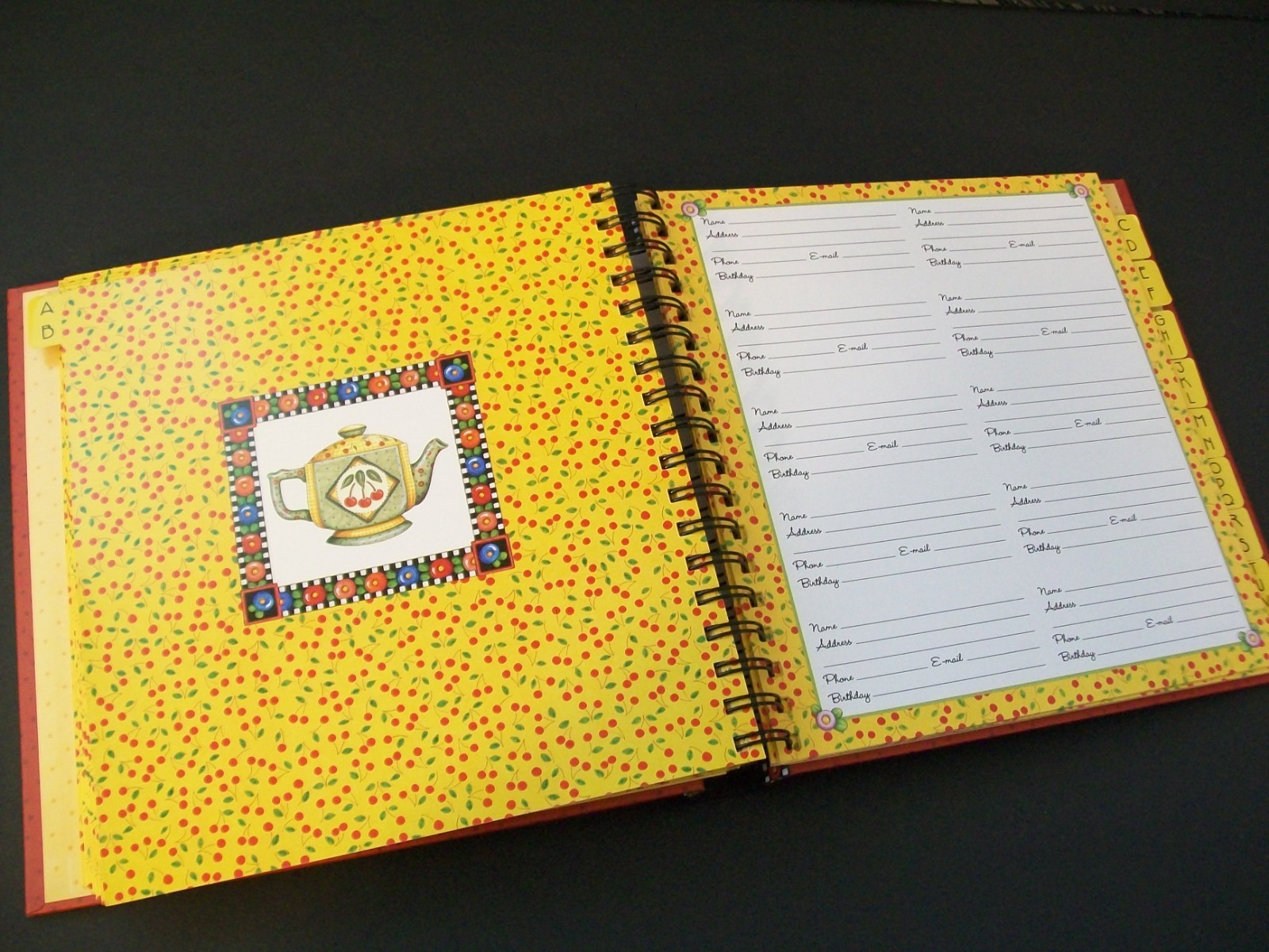 Mary Engelbreit Vintage Greeting Card Organizer & Address Book