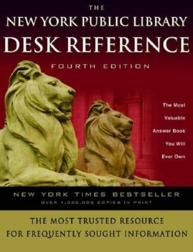 The New York Public Library Desk Reference – Hardcover By Fargis, Paul – GOOD