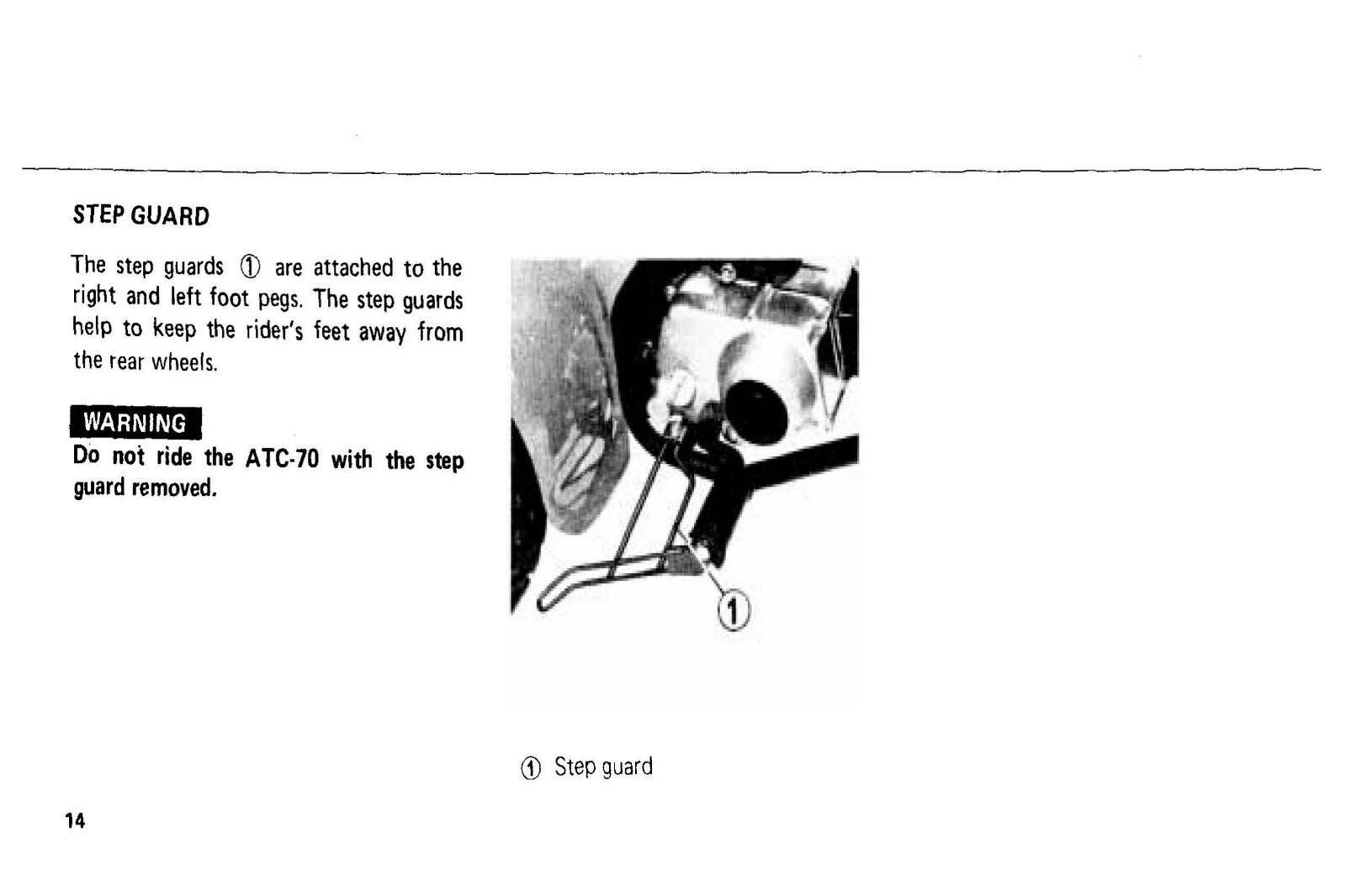 1979 Honda ATC70 Owner’s Manual 65 Pages