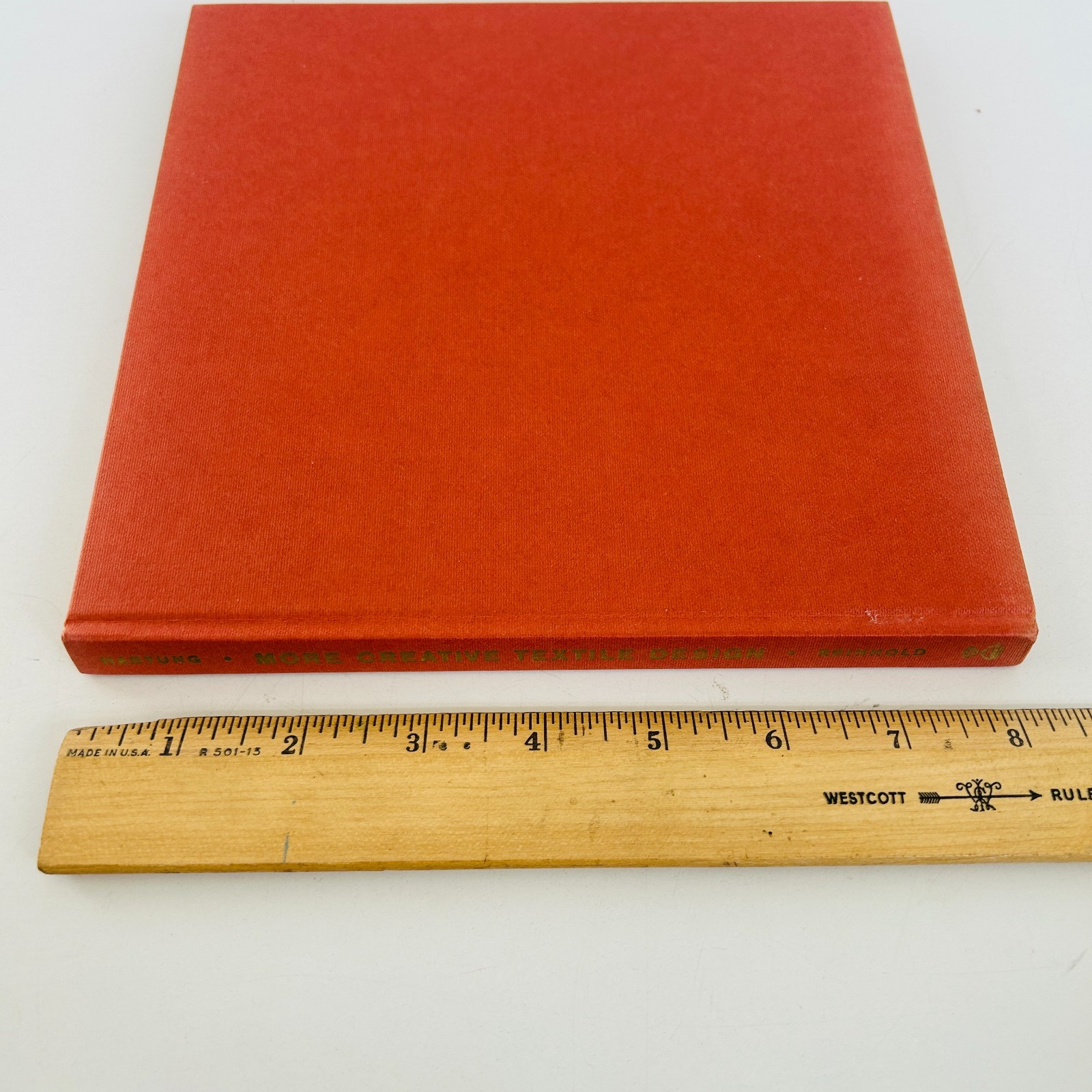 More Creative Textile Design Thread & Fabric by Rolf Hartung 1965 Hardcover