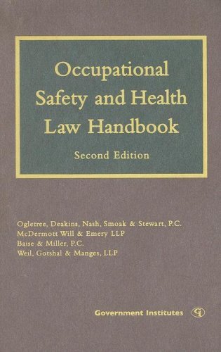 Occupational Safety and Health Law Handbook by Melissa Bailey