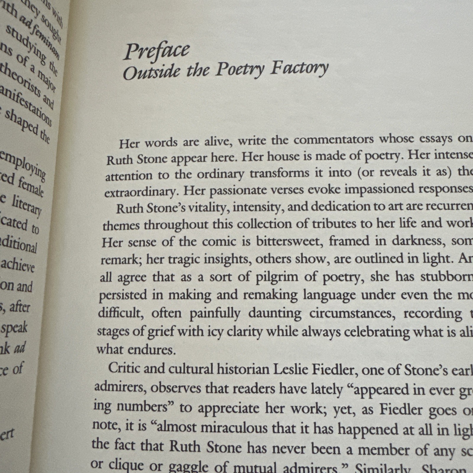 The House is Made of Poetry: The Art of Ruth Stone (Ad Feminam)