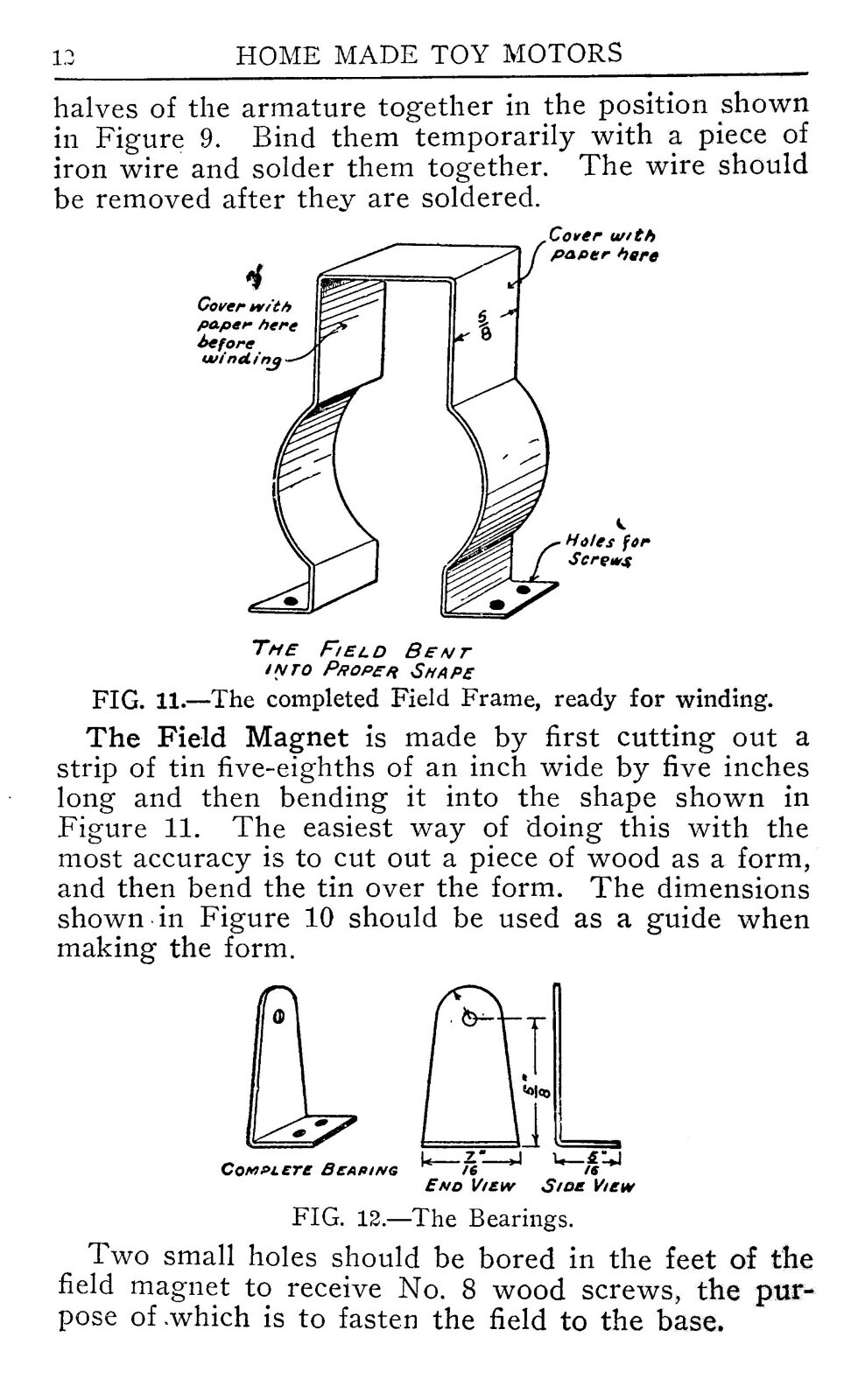 1919 Home Made Toy Motors 65 Pages
