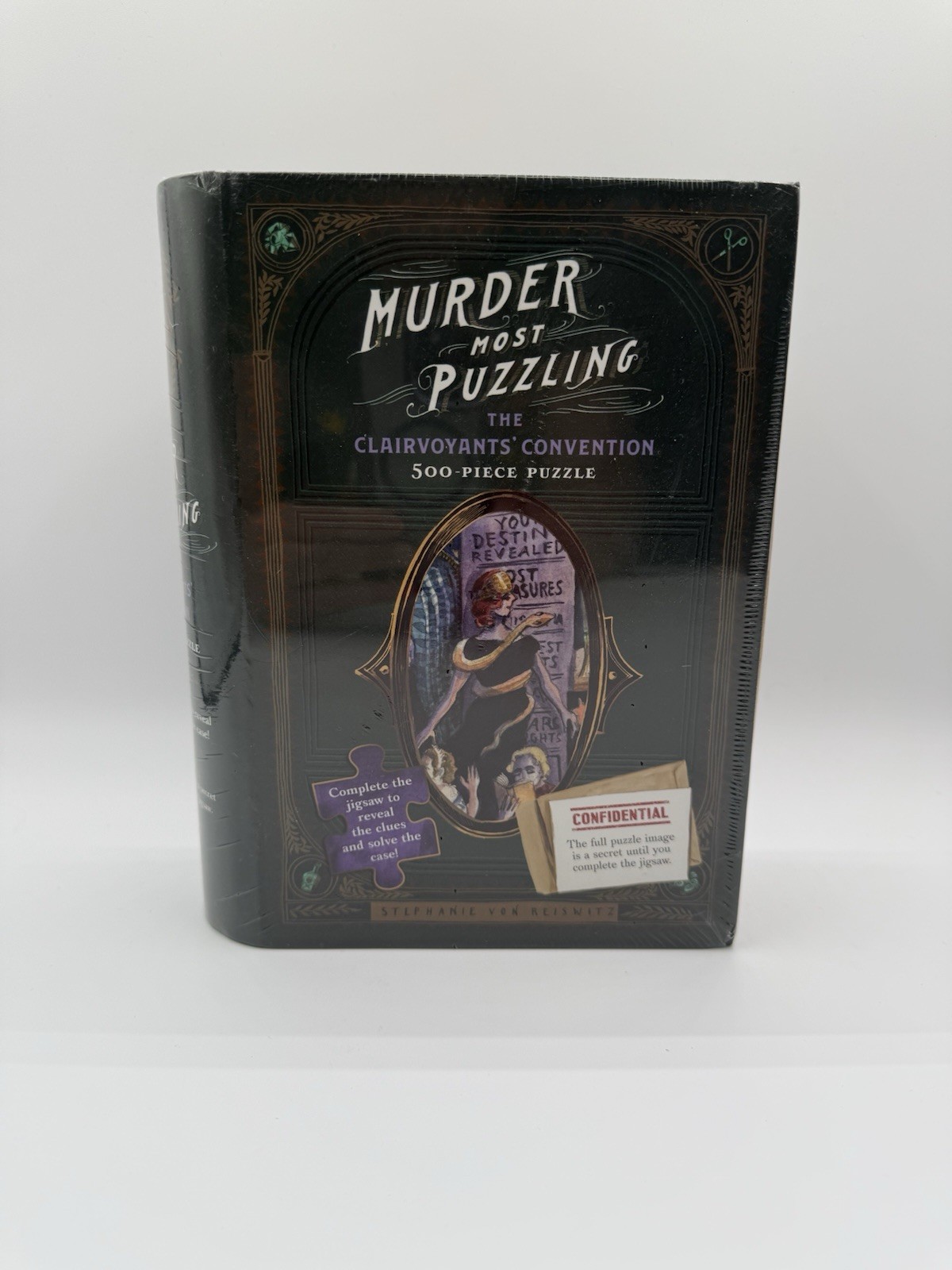 Murder Most Puzzling Jigsaw Puzzle Book – The Clairvoyants’ Convention 500p New