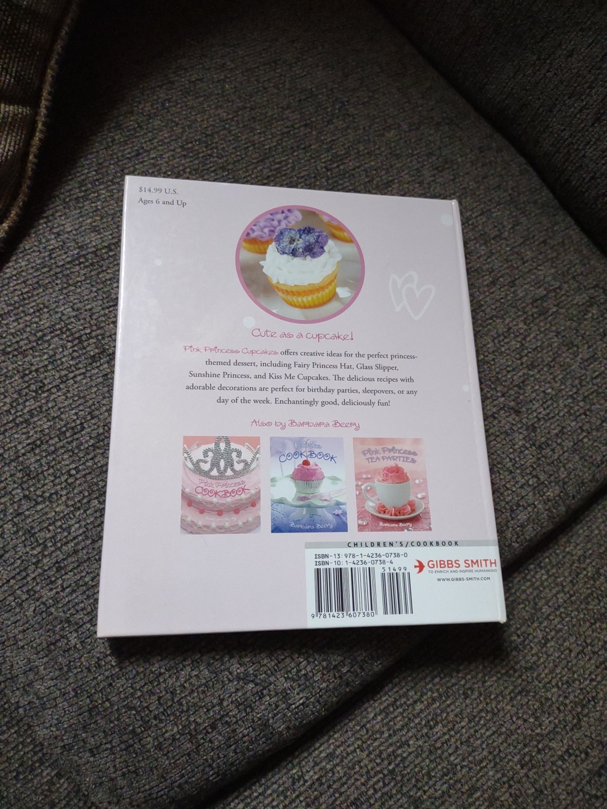 Pink Princess Cupcakes by Barbara Beery (2010, Spiral) 🆕
