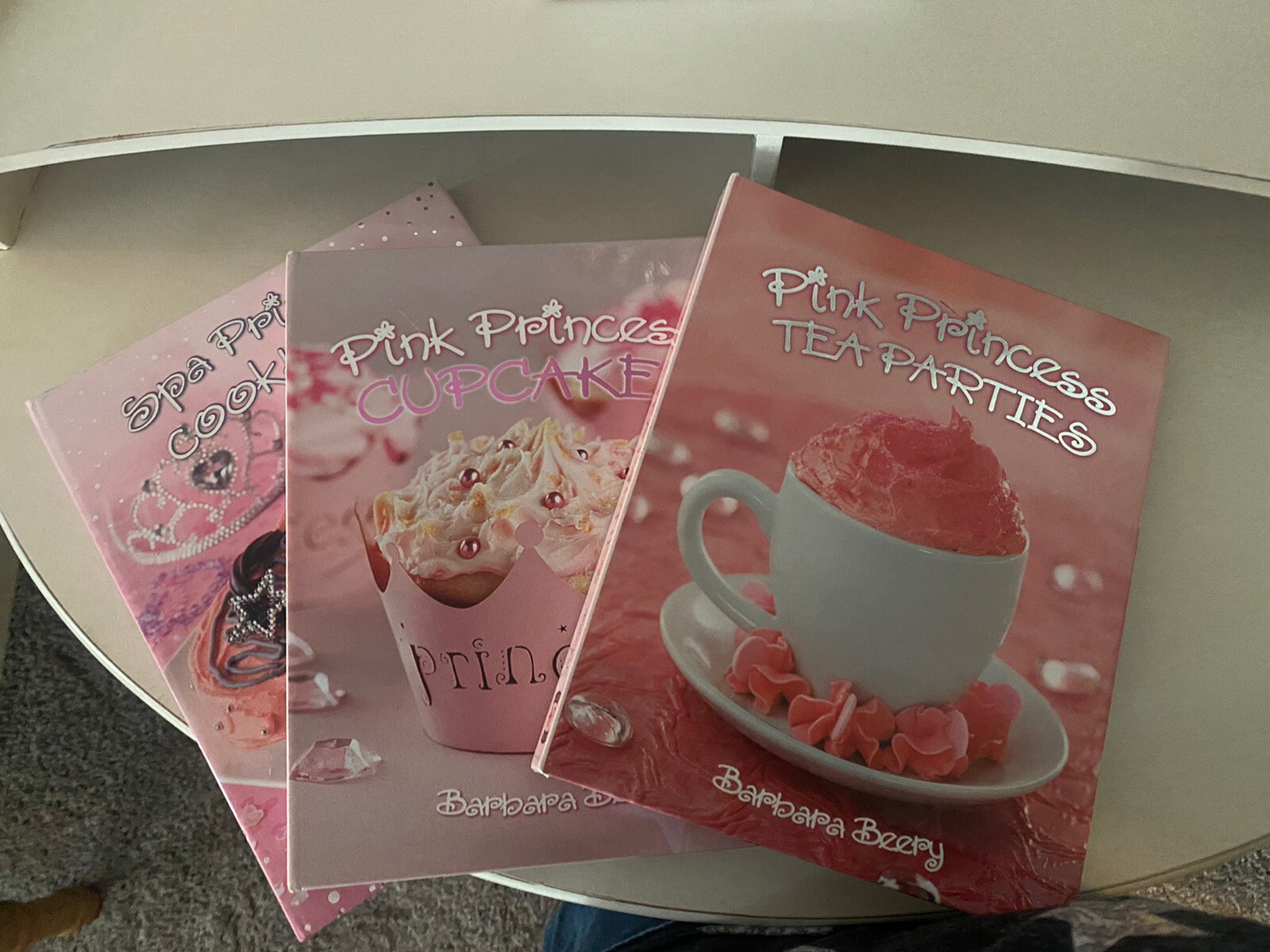 Little Girl’s Cookbook Lot Of 3 HC by Barbara Beery Princess Titles NEW