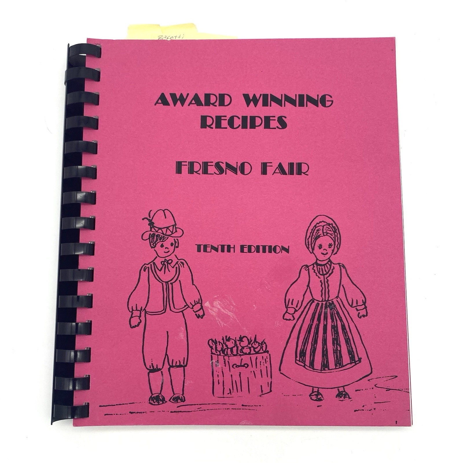 Award Winning Recipes Fresno Fair Cook Book Tenth Edition 1996 Spiral Bound