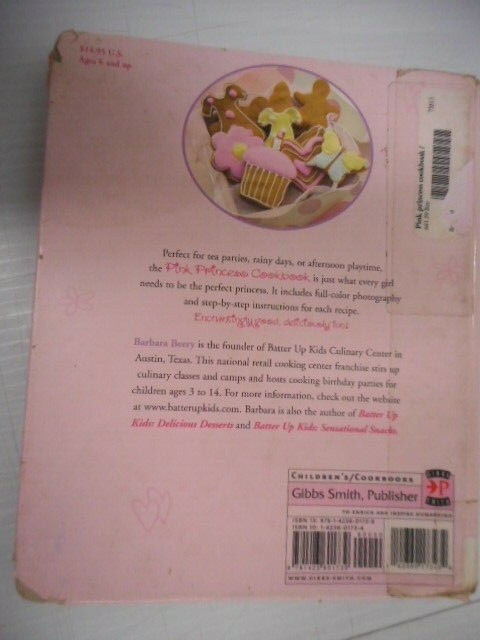 Pink Princess Cookbook By Barbara Beery Hardcover Book 2006