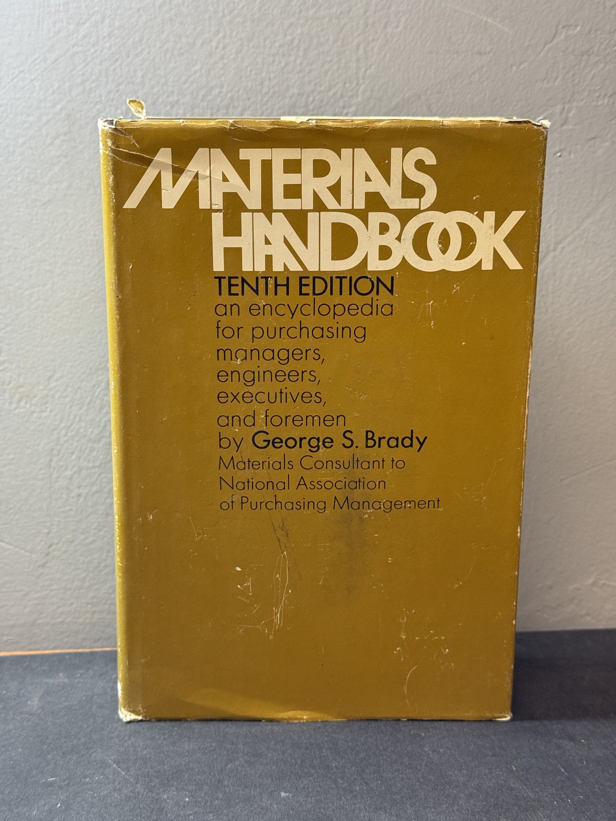 Materials Handbook Tenth Edition George S. Brady 1971 Hardcover Reference Book
