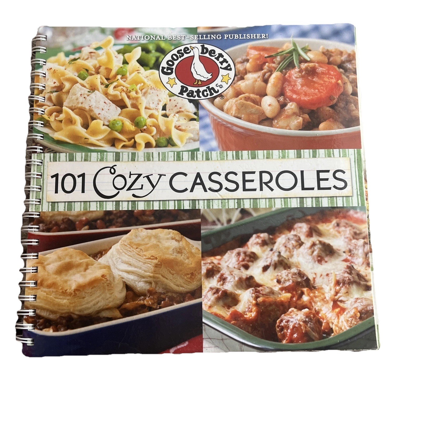 Cookbook: 101 Cozy Casseroles by Gooseberry Patch (2012, Spiral)