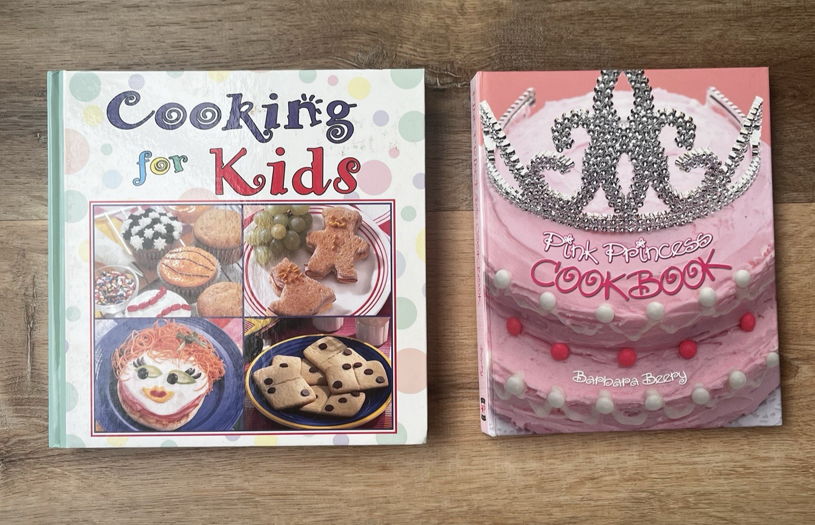 Lot Of 2 Cookbooks- Cooking For Kids and Pink Princess Cookbook – Creative Fun!