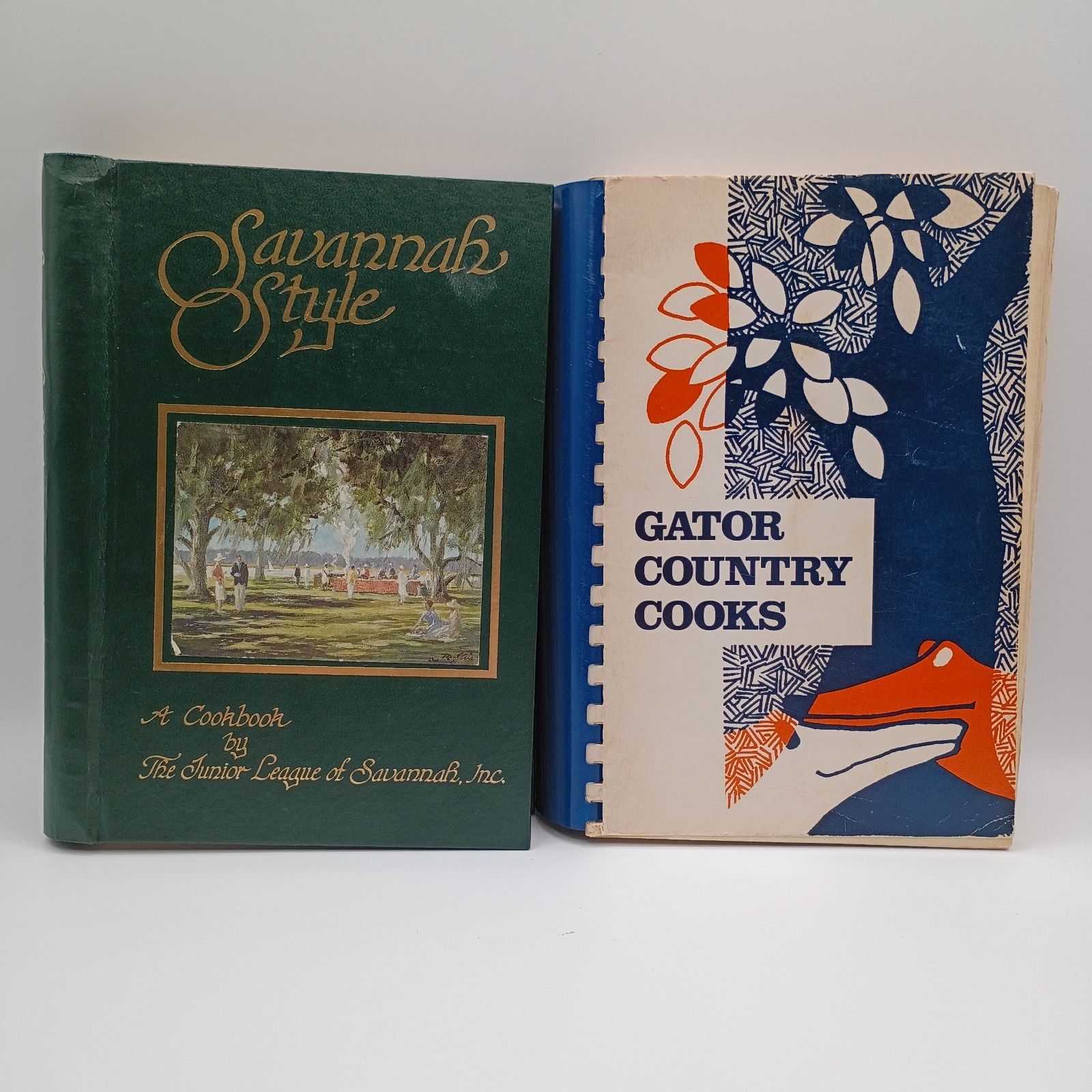 Southern Cookbook Lot Savannah Style Junior League Gator Country Cooks Recipes