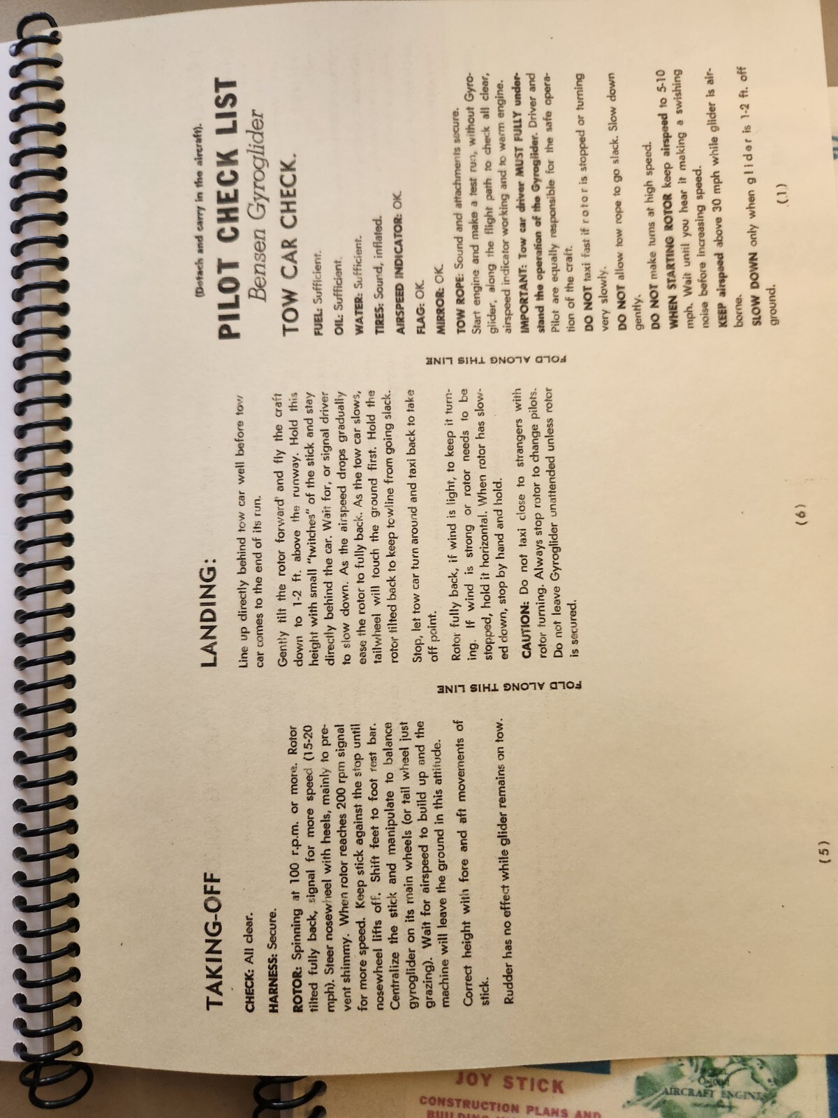 bensen gyrocopter build books and flight manuals