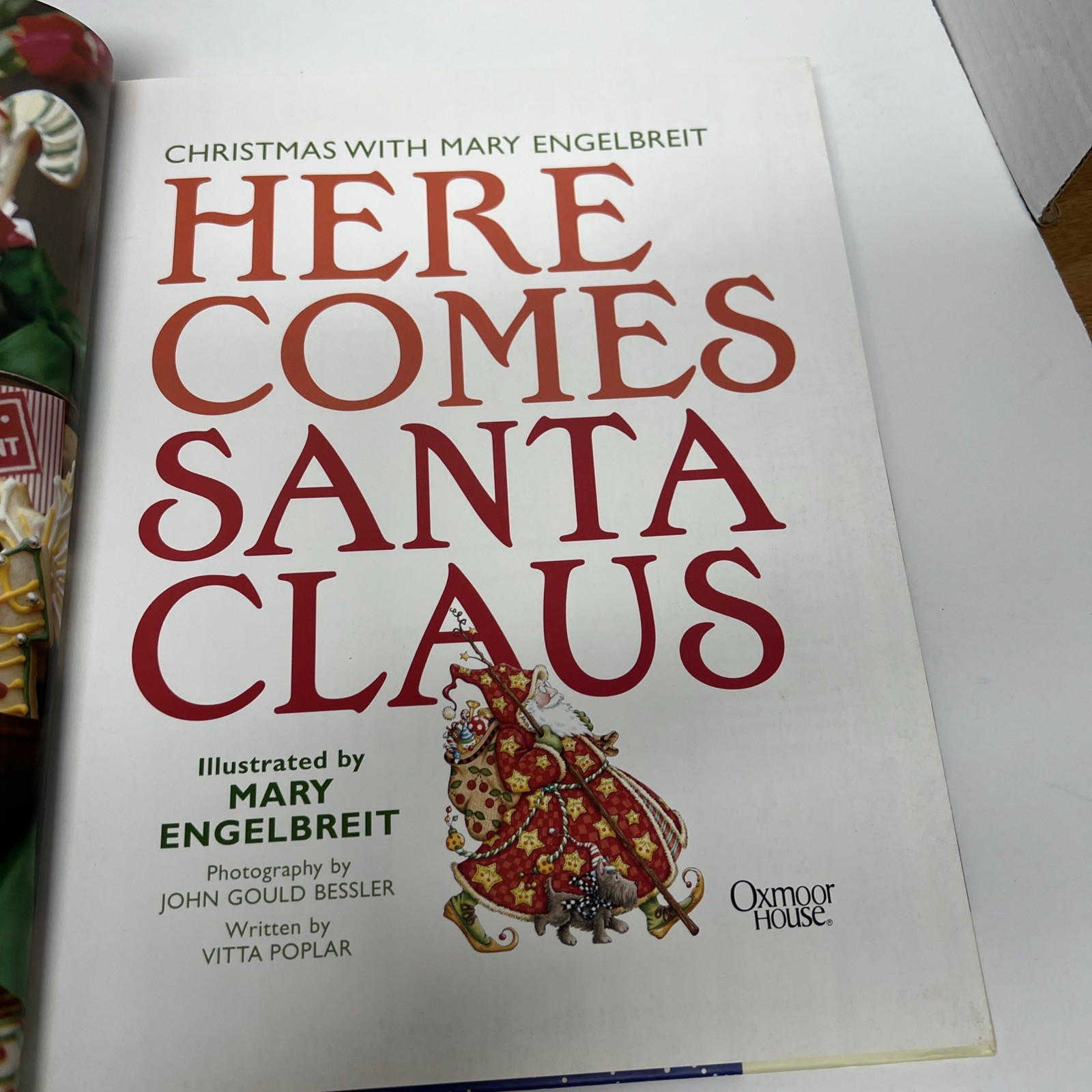 Mary Engelbreit Christmas Vol 1 SIGNED & Here Comes Santa Claus HB