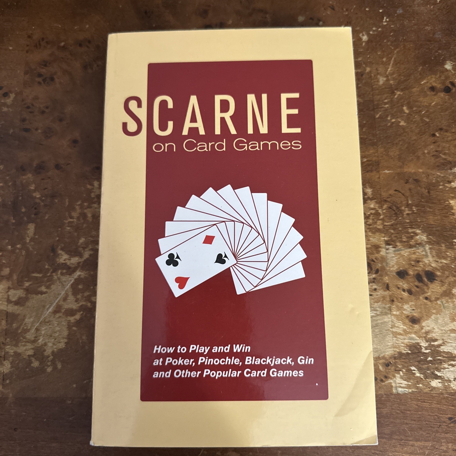 Scarne on Card Games How to Play and Win at Poker Pinochle Blackjack Gin Etc NEW