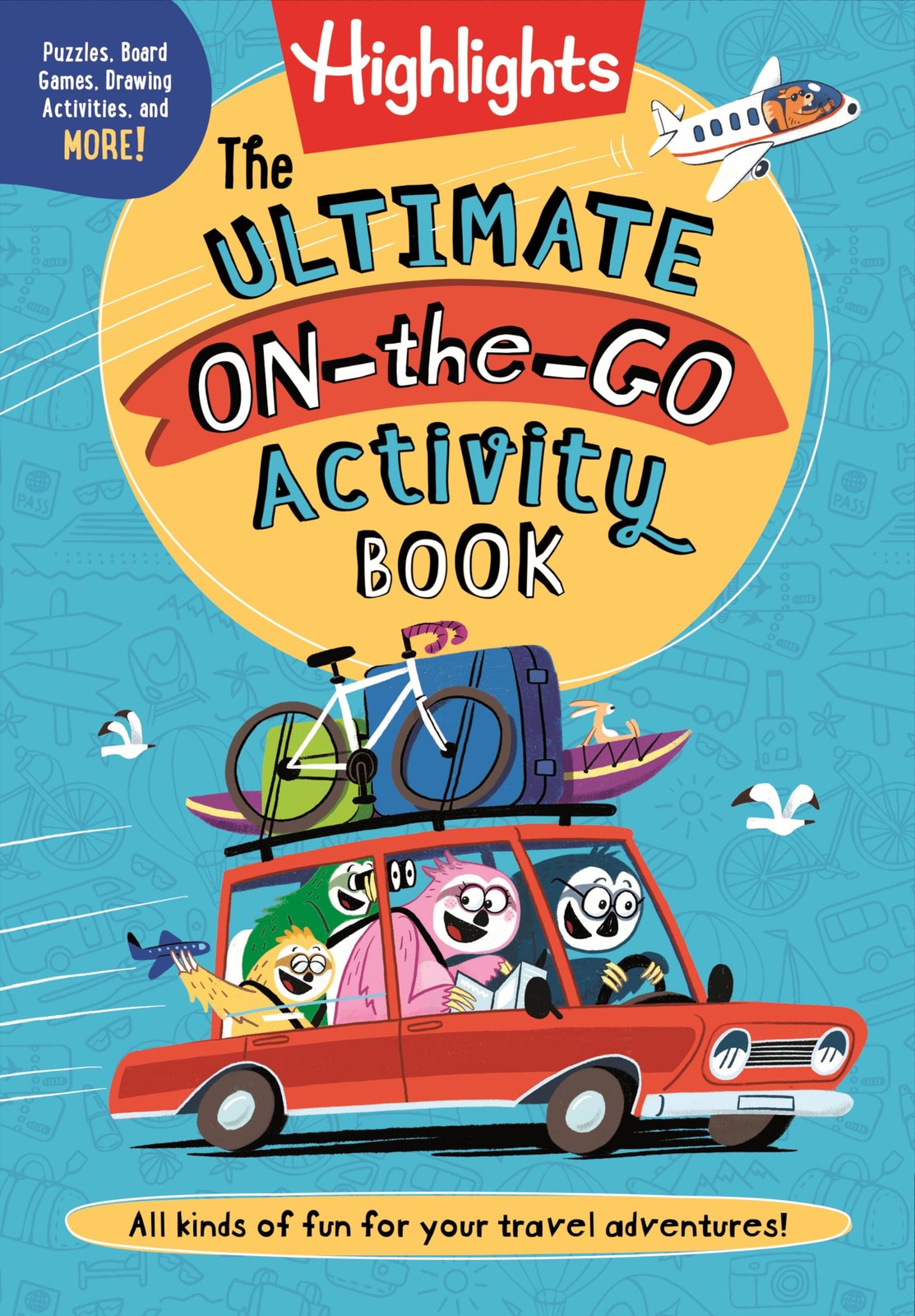 The Ultimate On-the-Go Activity Book: Travel Games and Activities Book for K…