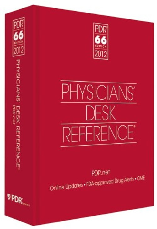 Physicians’ Desk Reference 2012 Hardcover PDR Staff