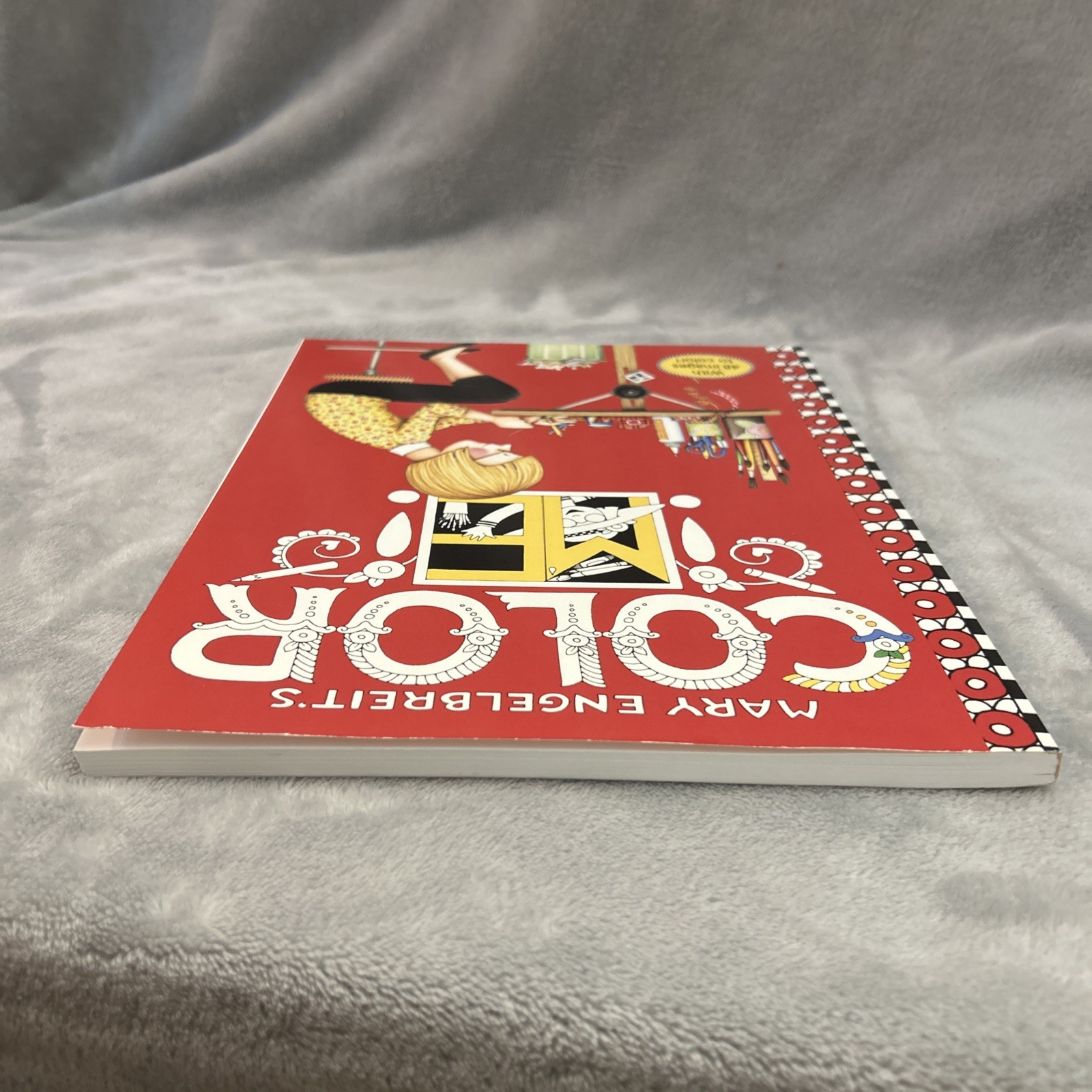 Mary Engelbreit’s Color ME Coloring Book Paperback New