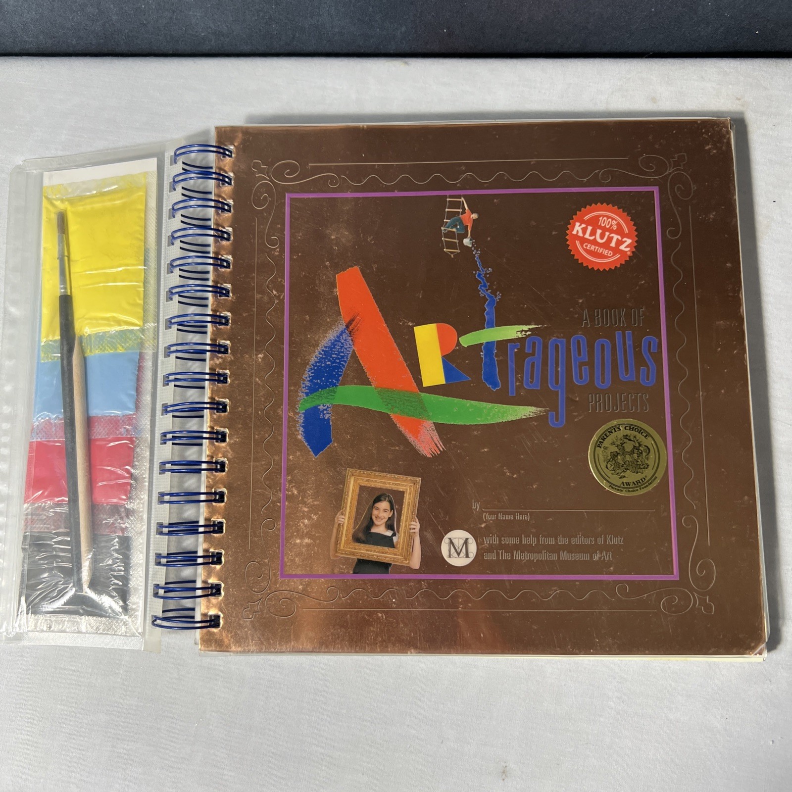 KLUTZ BOOK of ARTrageous Projects (with Metropolitan Museum Of Art) 2000. NEW!