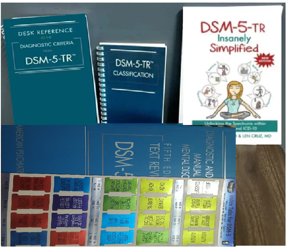 DSM 5 TR + Index tab, Desk Reference ( pb ) , Classification & DSM SIMPLIFIED…