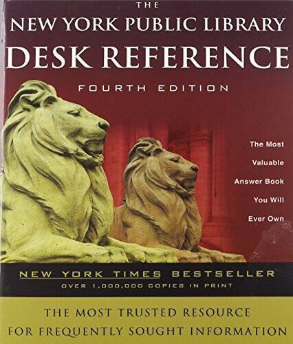 The New York Public Library Desk Reference – Paperback – VERY GOOD