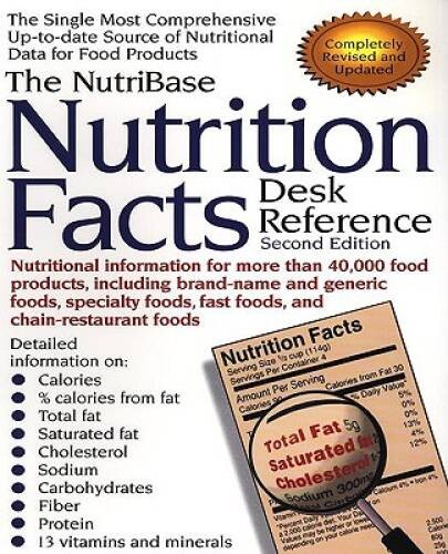 The NutriBase Nutrition Facts Desk Reference – Paperback By Ulene, Art – GOOD