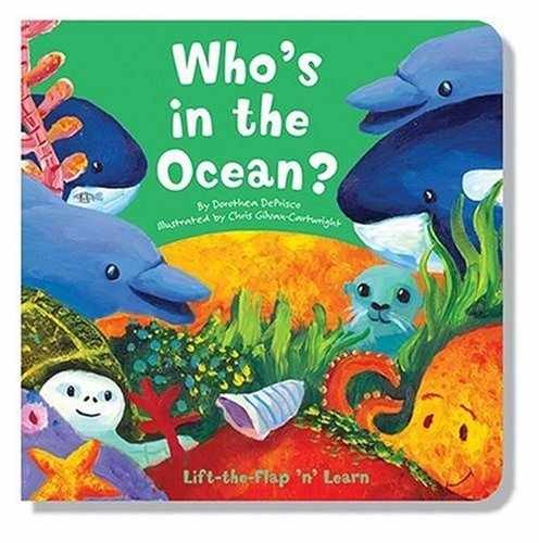 Whos in the Ocean: Lift the Flap – Board book, by Deprisco Dorothea – Acceptable