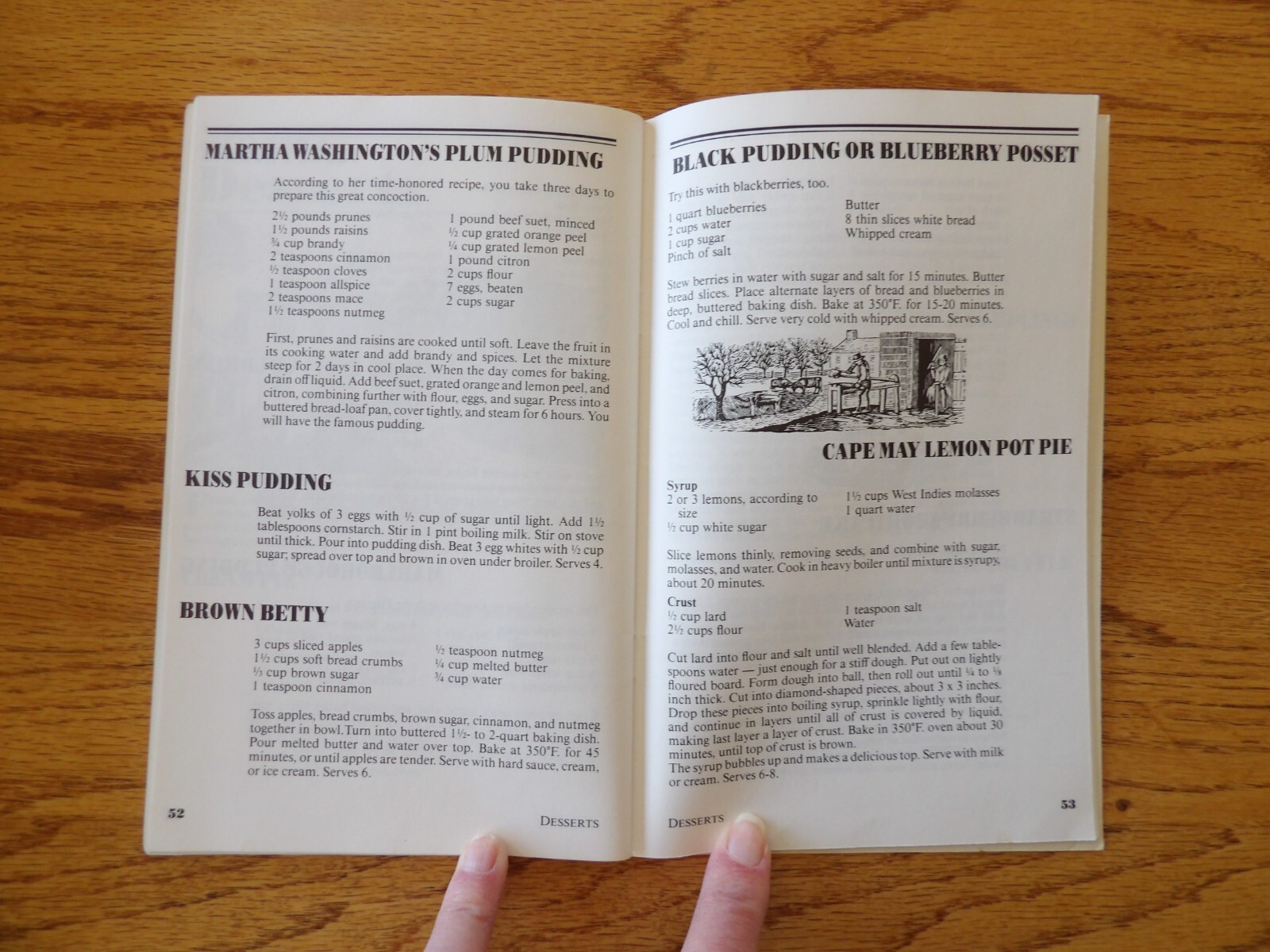 1982 The Old Farmer’s Almanac Colonial Cookbook 65 Pages VG+ Condition