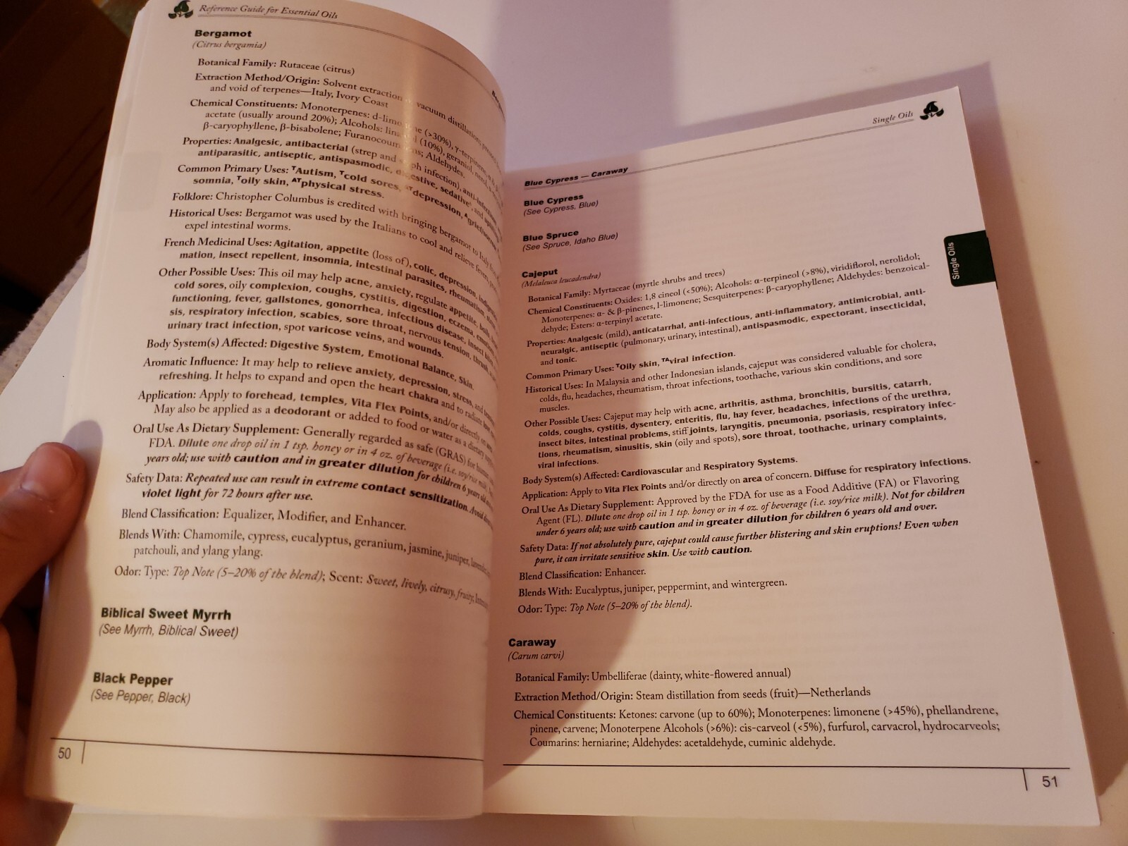 Quick Reference Guide for Using Essential Oils 2013 Connie & Alan Higley Spiral