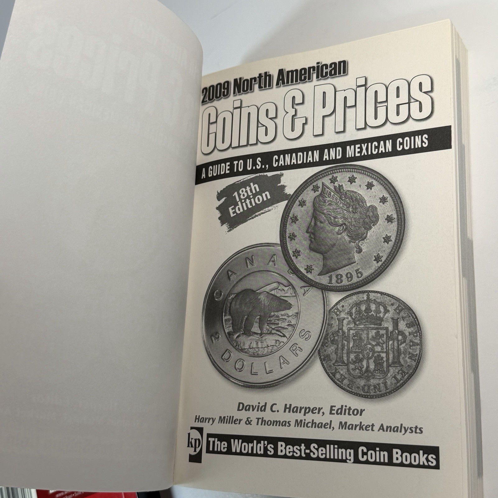 2 paperback books on coins and currency 2006 2009 Whitman Krause Publications
