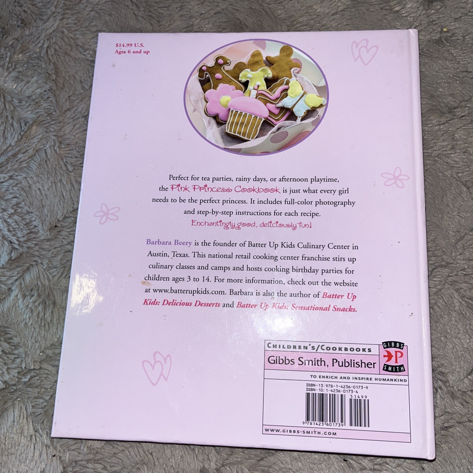Pink Princess Cookbook by Barbara Beery (2006, Spiral)#2506