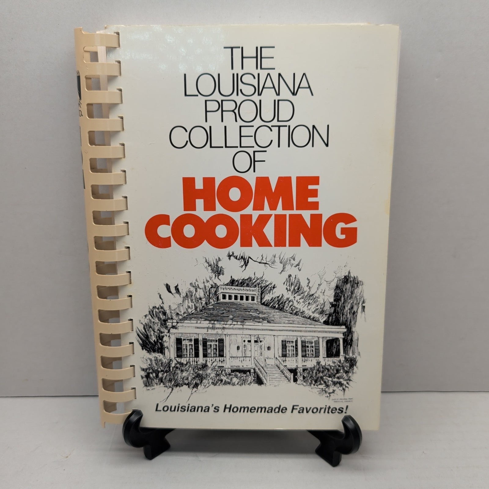 Louisiana Proud Collection of Home Cooking Cookbook Autographed Andy Smith 1991