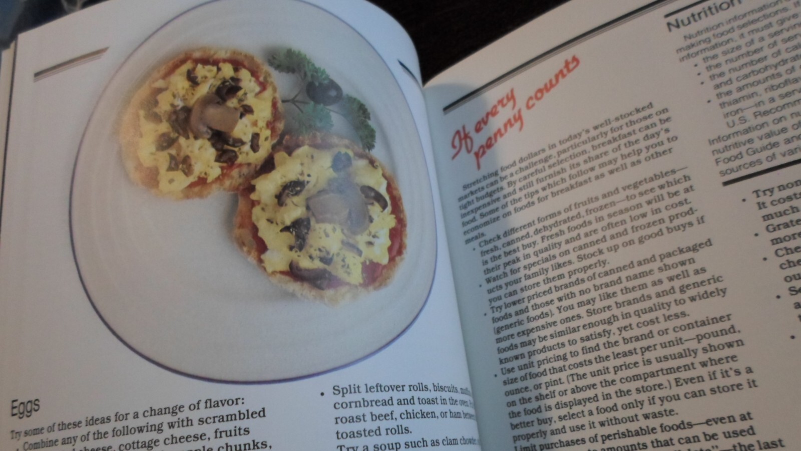 1979 edition-United States Government food and nutrition cookbook -65 pages