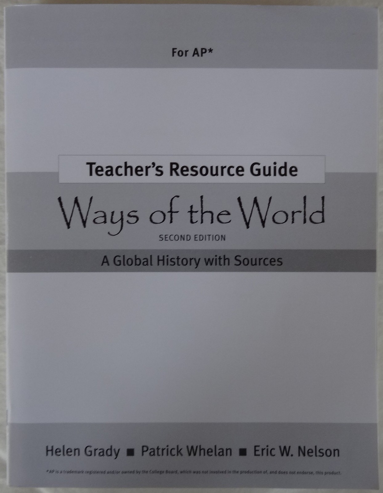 Bedford/St. Martin’s Ways of the World: A Global History with Sou