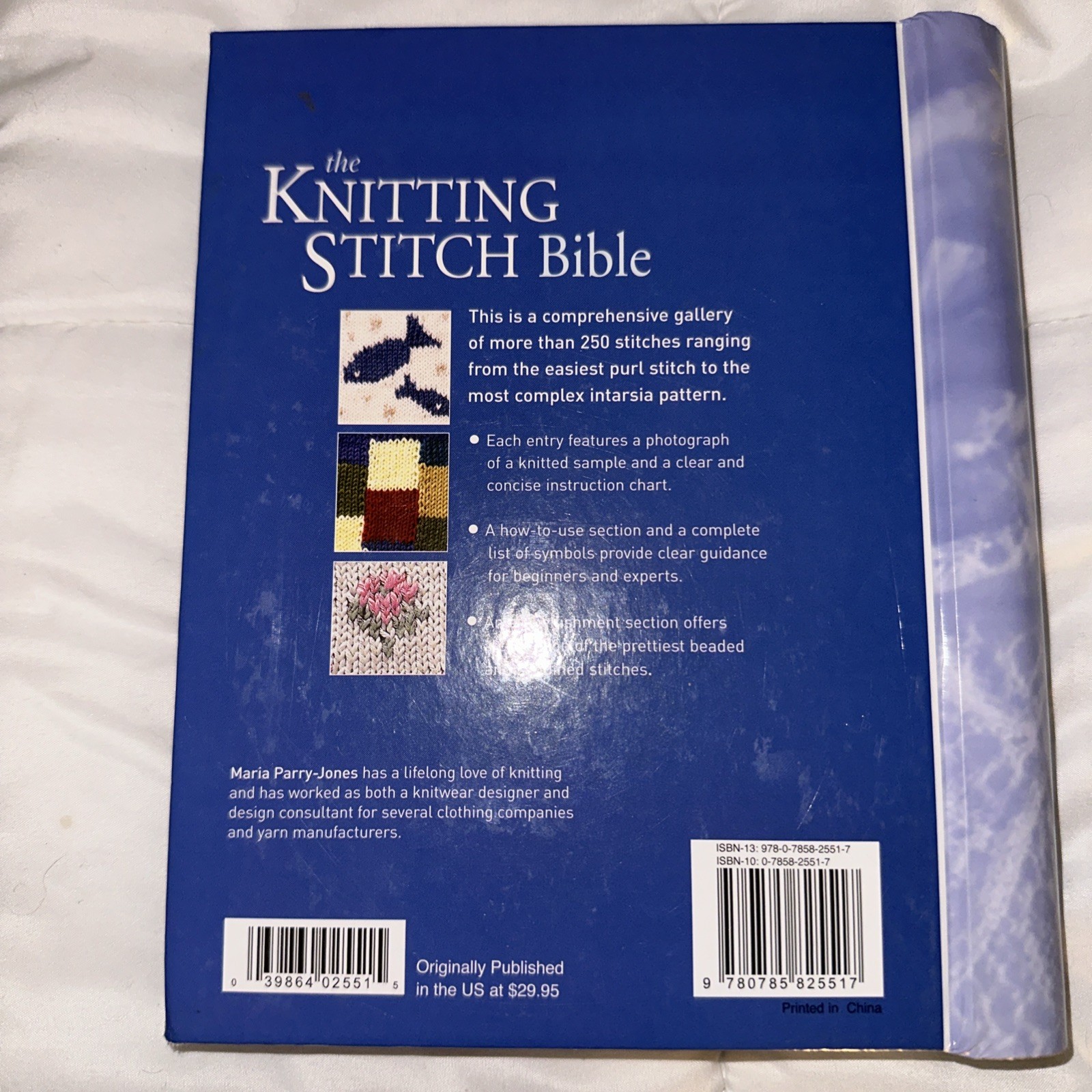 The Knitting Stitch Bible Spiral Maria Parry Jones
