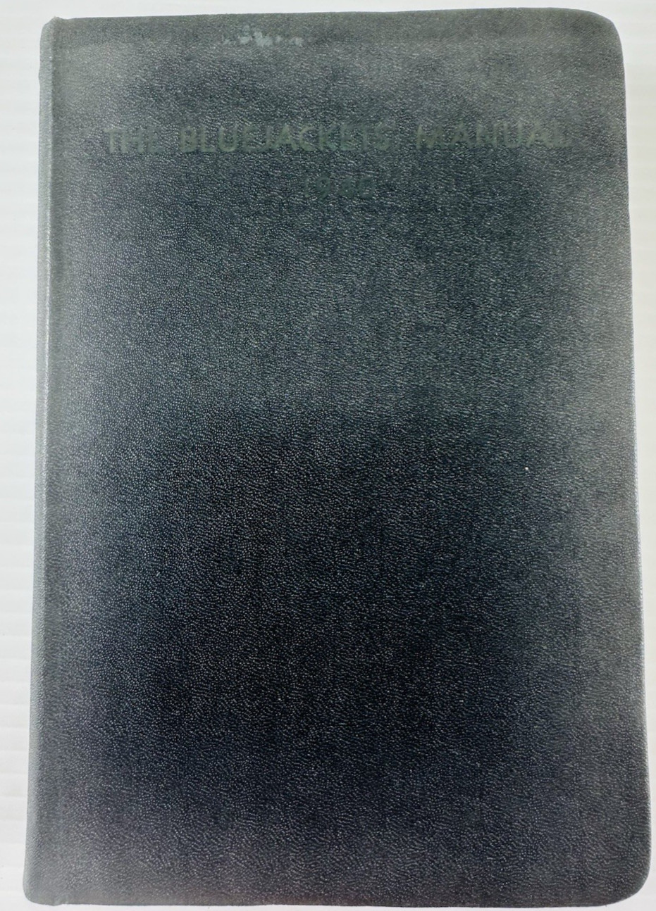 The United States Navy “The Bluejackets’ Manual” 1940 Tenth Edition Book Vintage