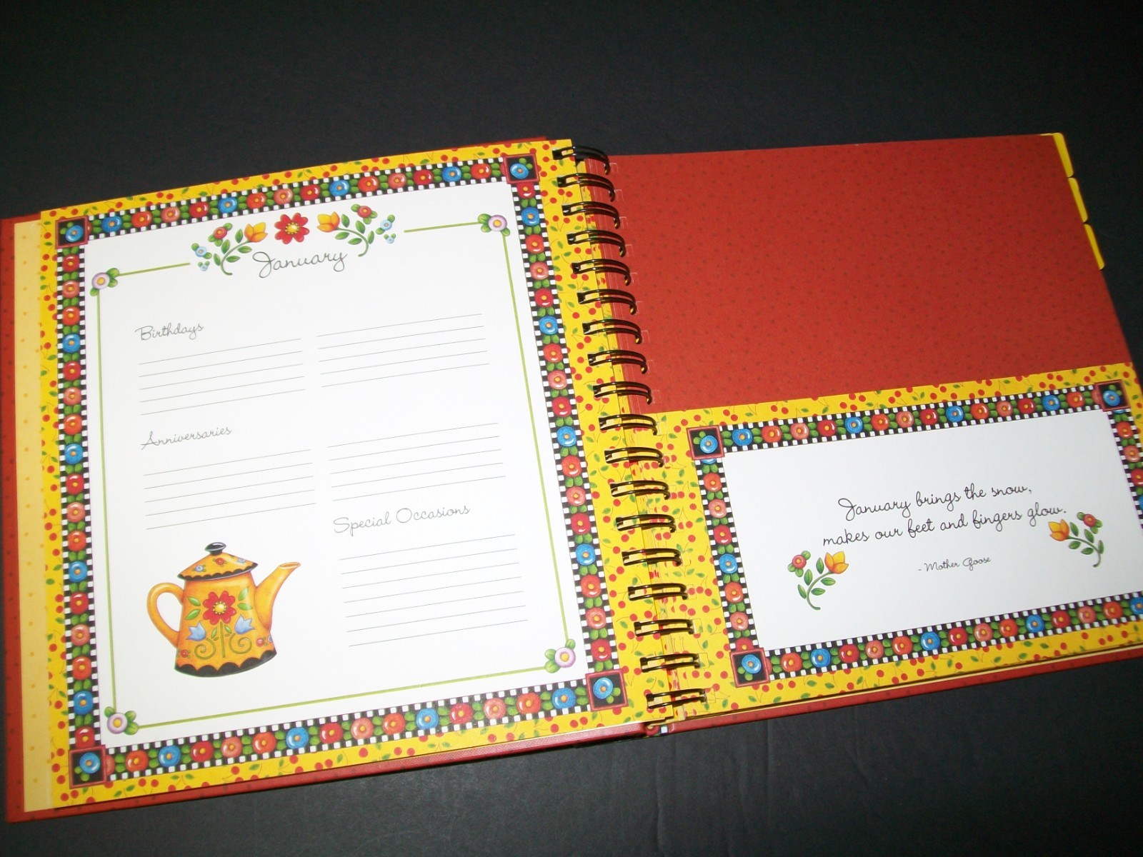 Mary Engelbreit Vintage Greeting Card Organizer & Address Book
