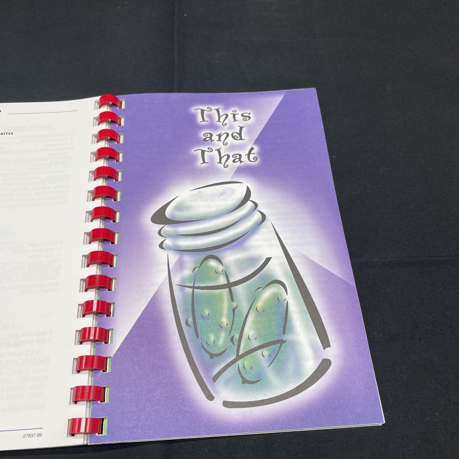 Vtg Youth 99 Fenton UMC Youth Collection Of Recipes Cookbook Contains 65 Pages