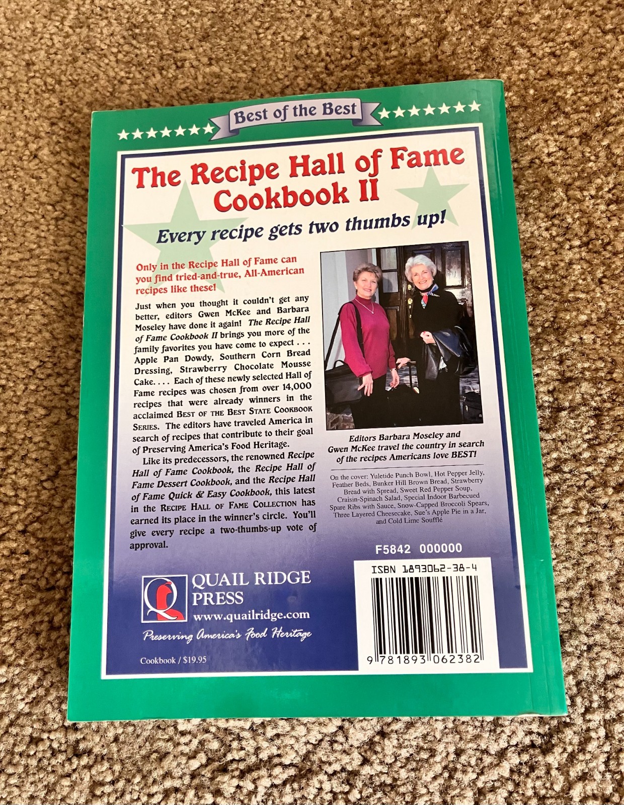 Lot of 3 Recipe Hall of Fame Cookbooks Quail Ridge Press Paperback Books Lot
