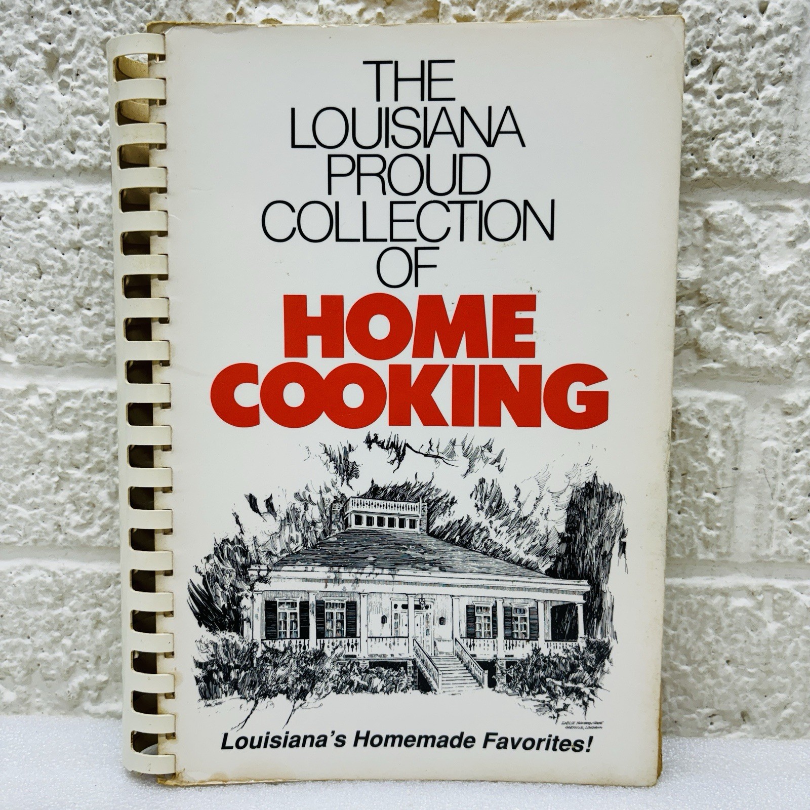 VTG‼ Louisiana Proud Cookbook-Collection of Home Cooking 1991 ILLUSTRATED • VG‼