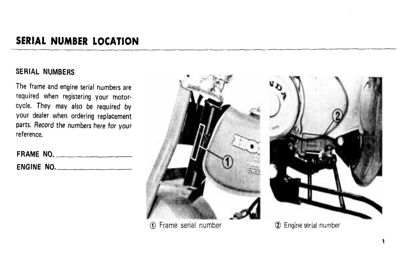 1979 Honda ATC70 Owner’s Manual 65 Pages