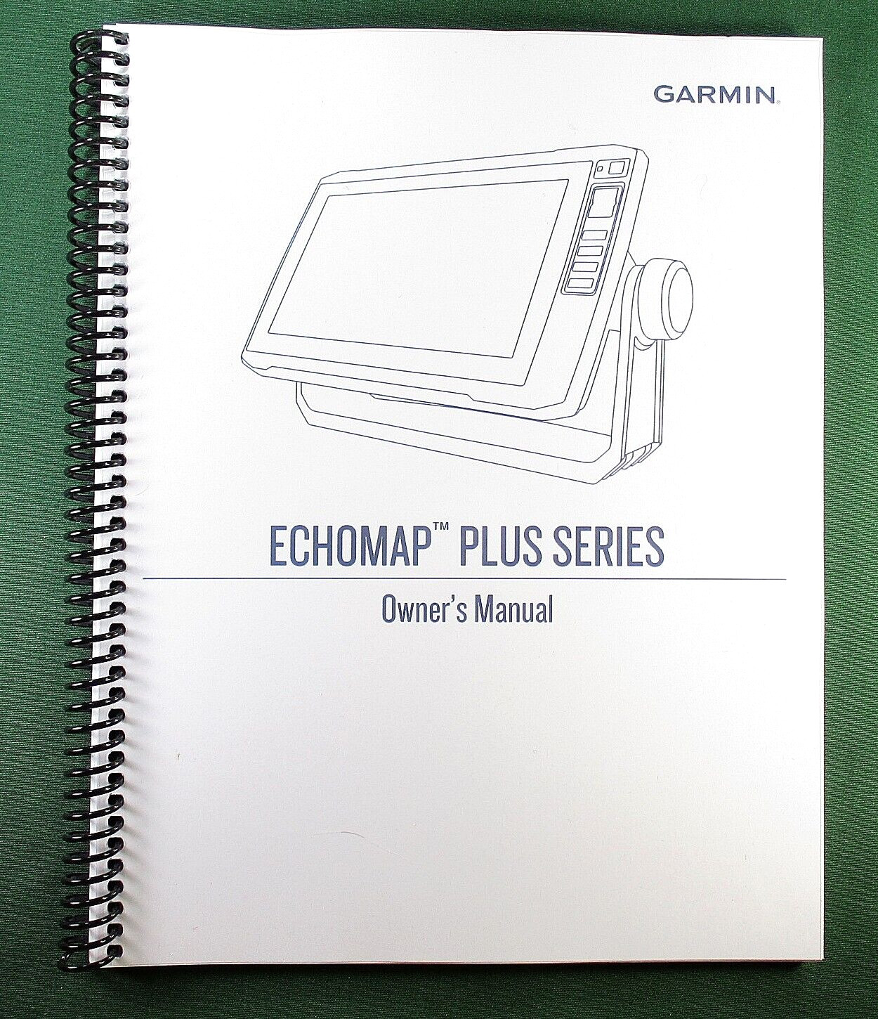 Garmin Echomap Plus 93sv Instruction Manual: Full Color 54 Pages & Clear Covers