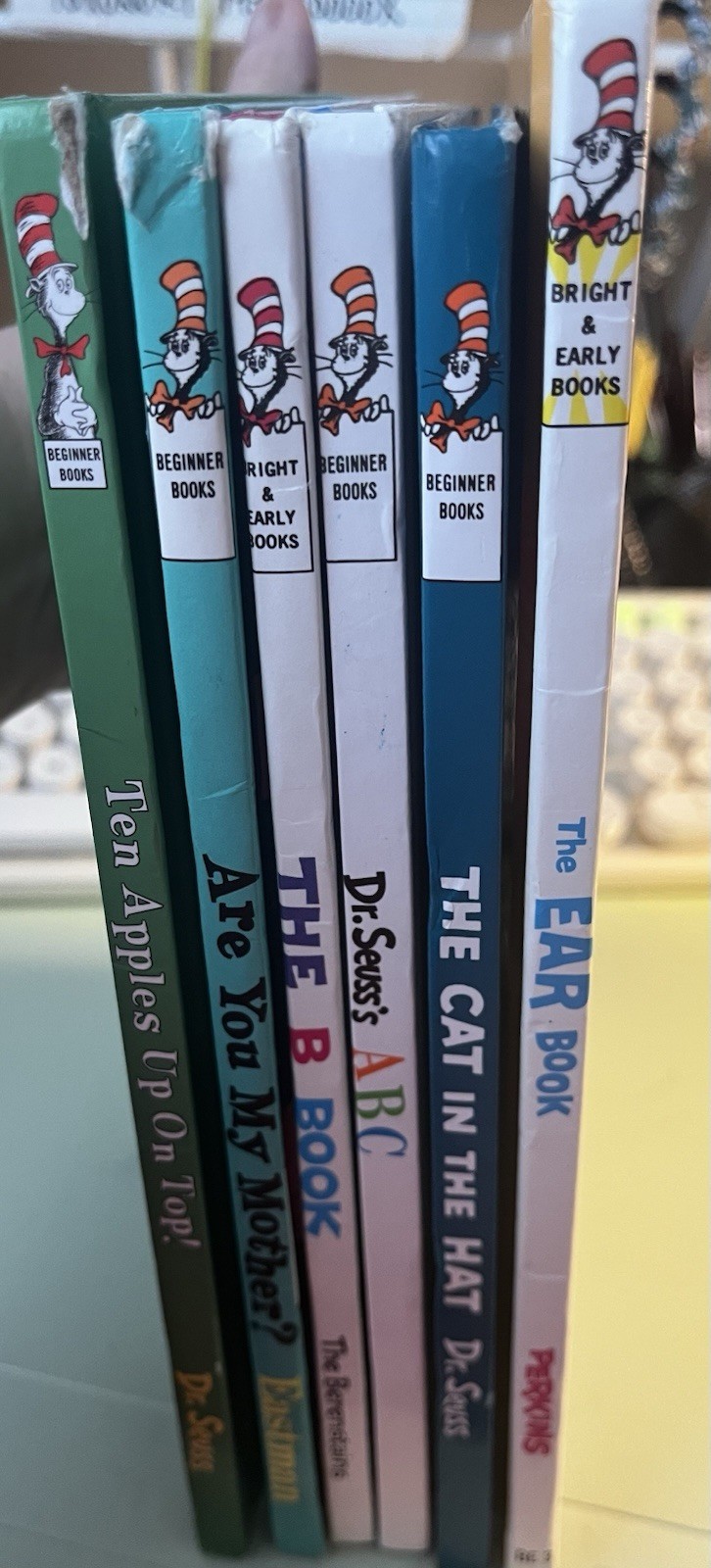 Dr. Seuss Beginner Books Hardcover Lot of 6. Ages 4-8 (2 torn cover pages)