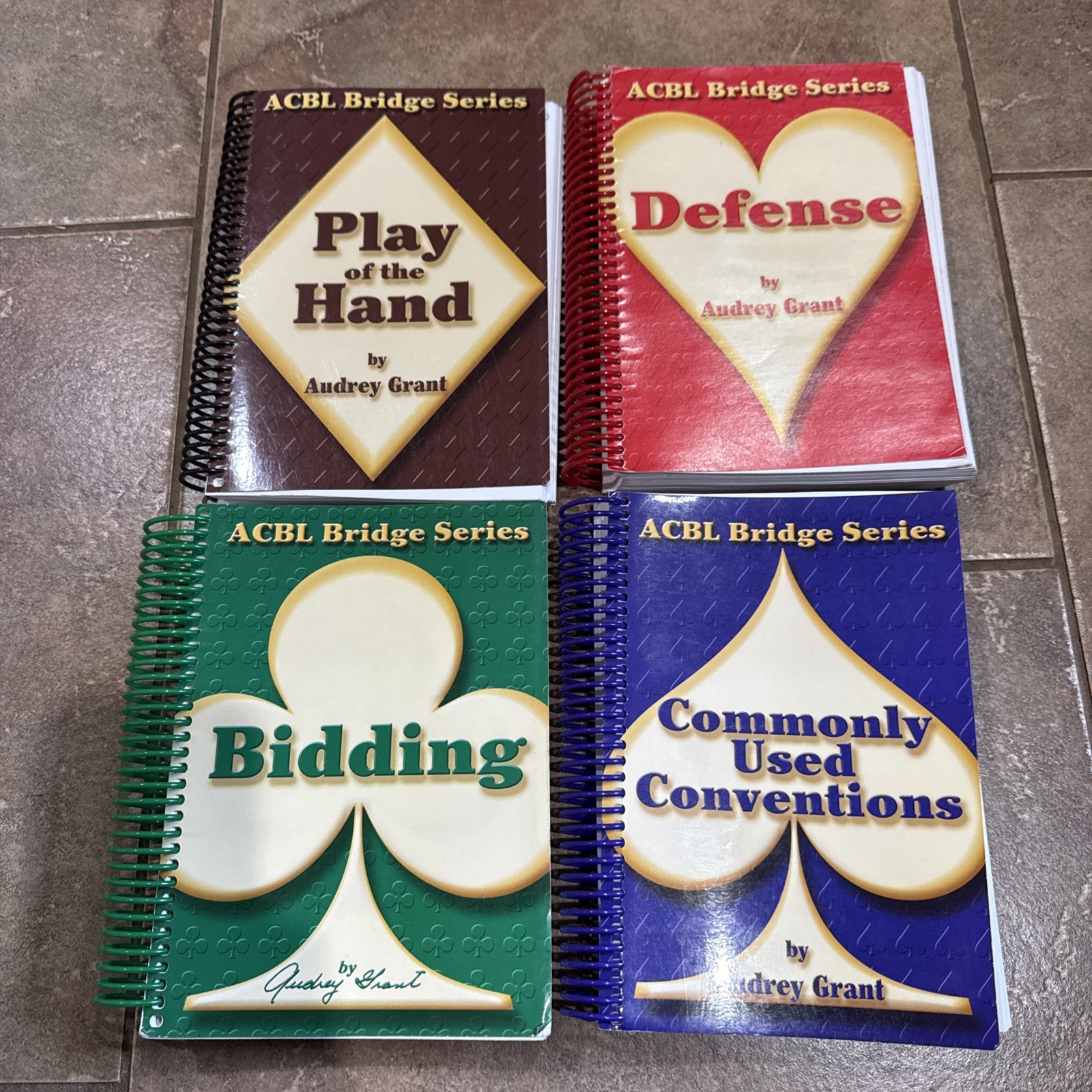 LOT 4 ACBL Bridge Series: Play Hand/ Bidding/Defense/Conventions-Audrey Grant