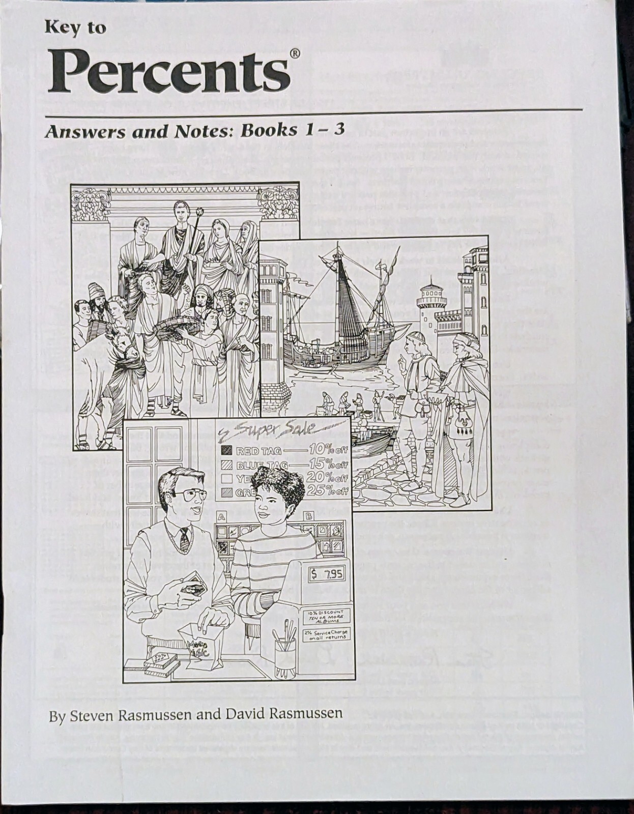 KEY CURRICULUM Key to Percents Answers and Notes Student books 1,2,3 *NEW*