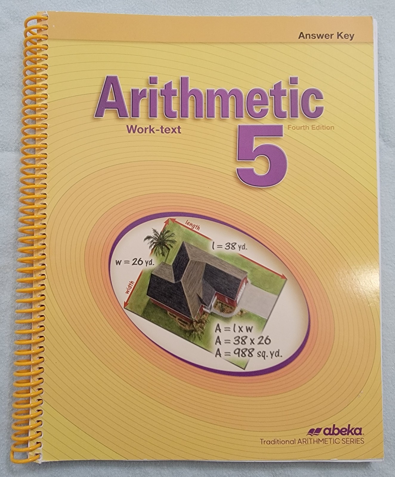 Abeka Arithmetic 5 4th Edition Work-text Answer key Curriculum Homeschool