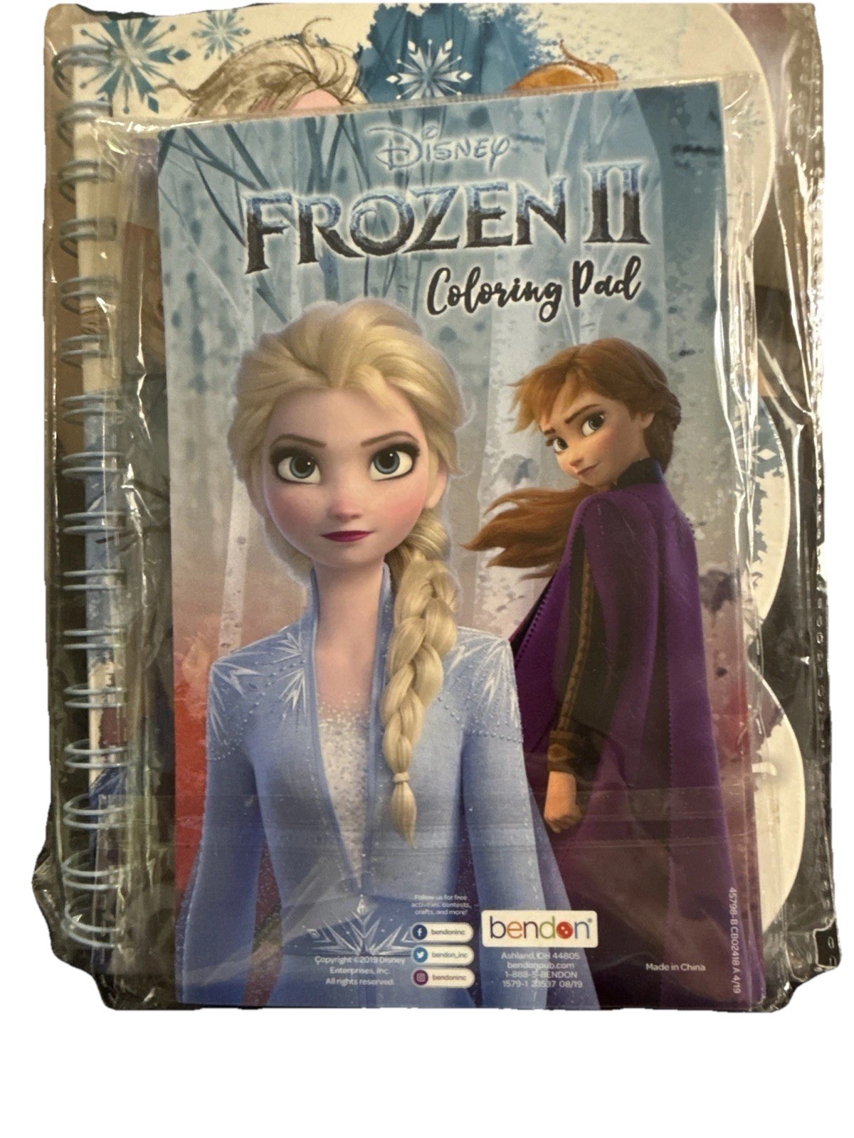 Disney Frozen II 6 Pack Coloring Pad 2019 New